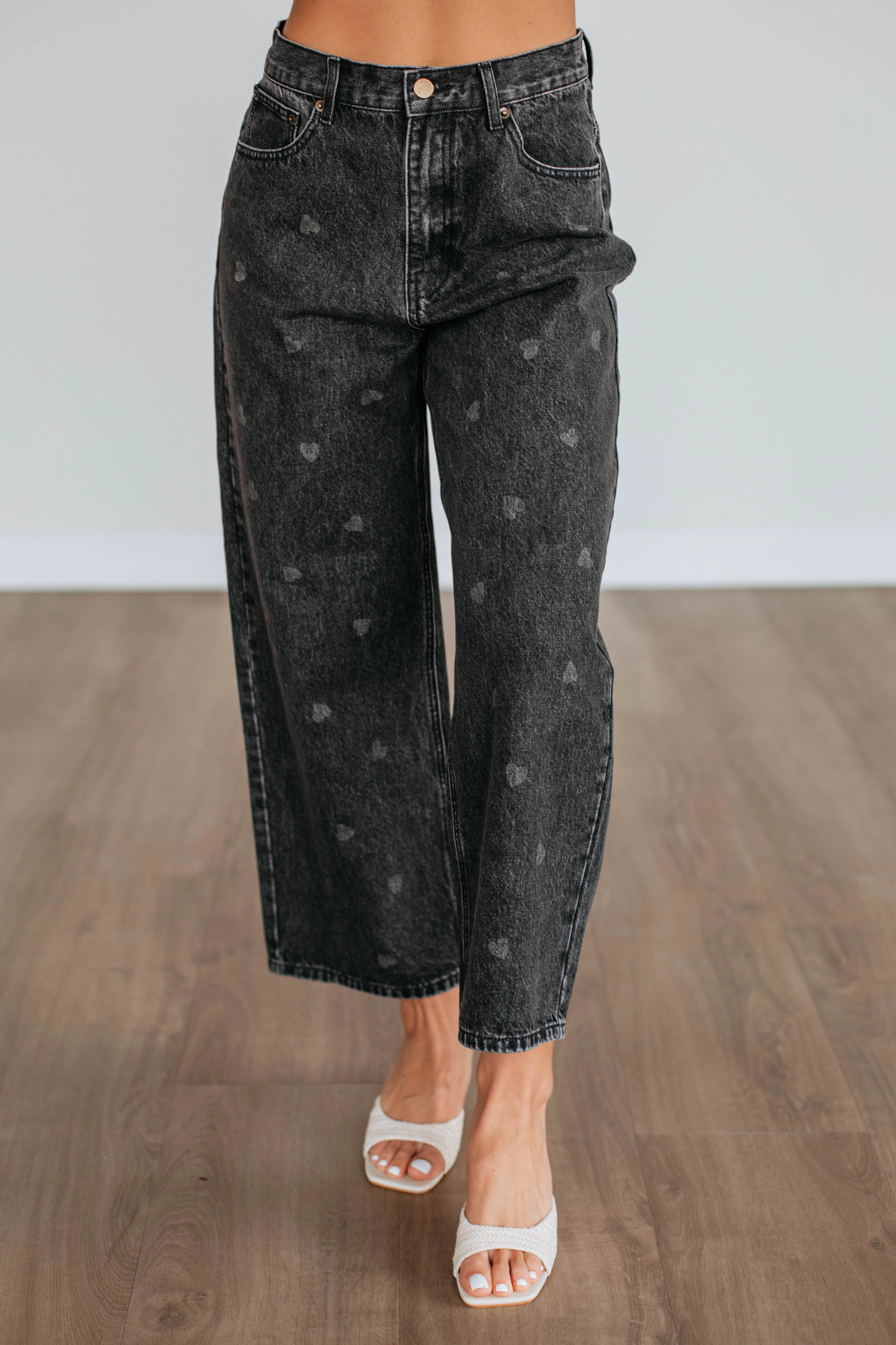 ComfortWaistband Casual Look Until You're Mine Pants - Black Wash