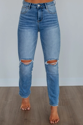 Lane Risen Jeans Chill Attire Sleek Waistband