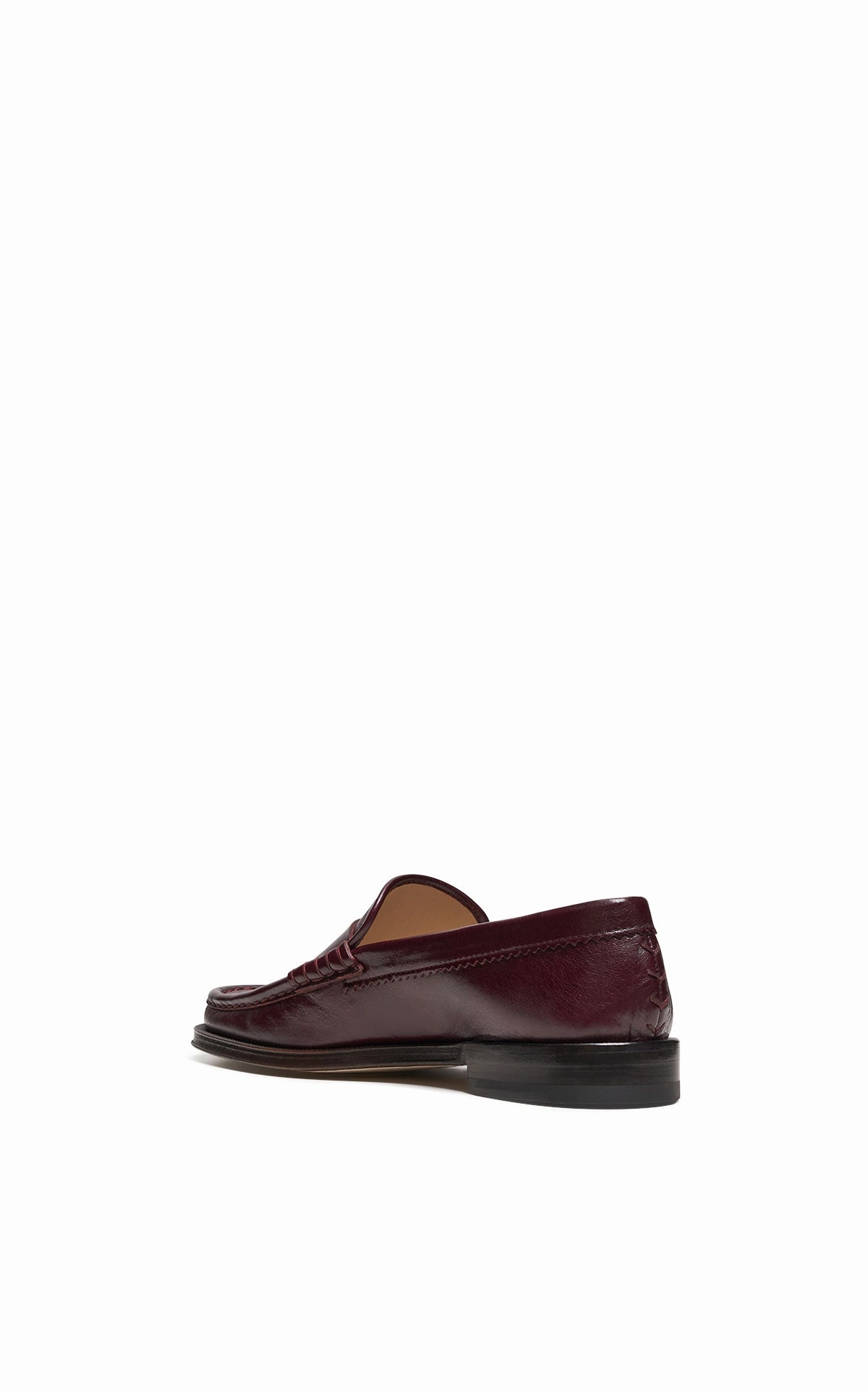 Weekend Ready Professional Look Seren Loafer in Bordeaux Leather