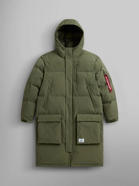 LONG PUFFER PARKA snag resistant