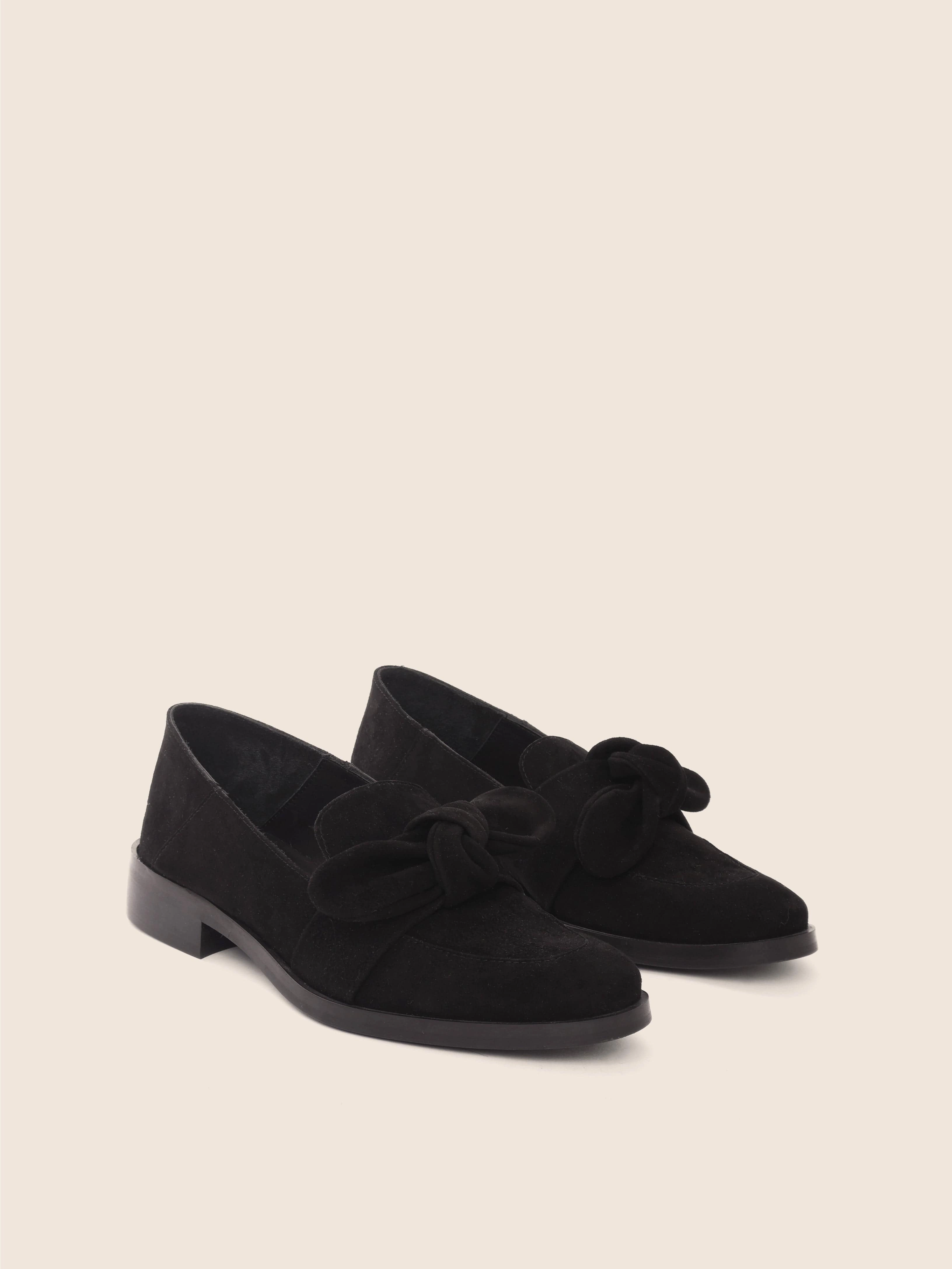 Valencia Black Suede Loafer Boho Soul