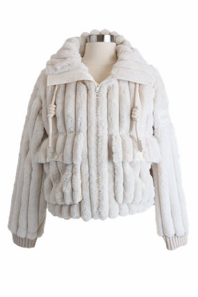 Adisa Faux Fur Jacket Hypoallergenic Interior