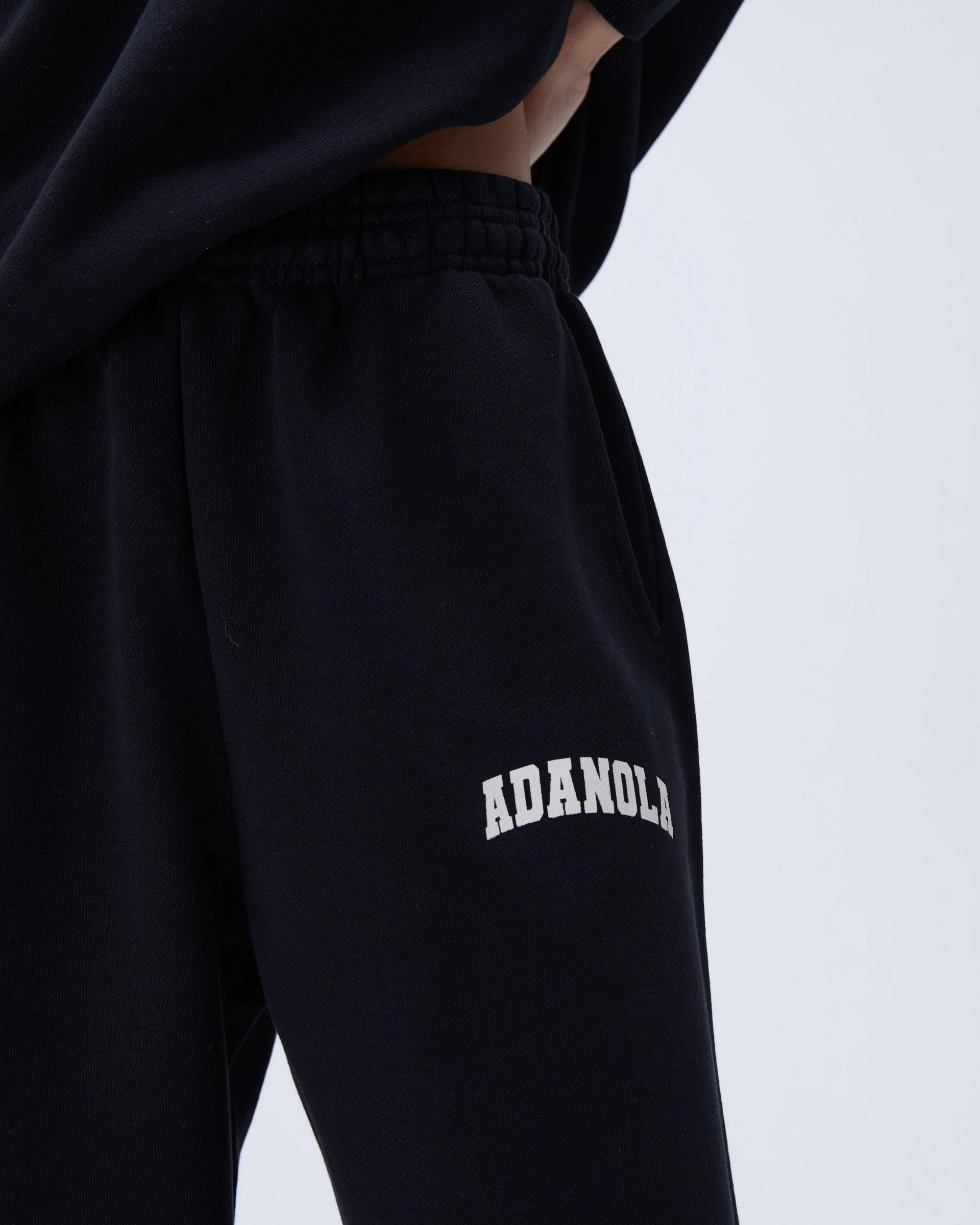 hypoallergenic Varsity Sweatpants - Black