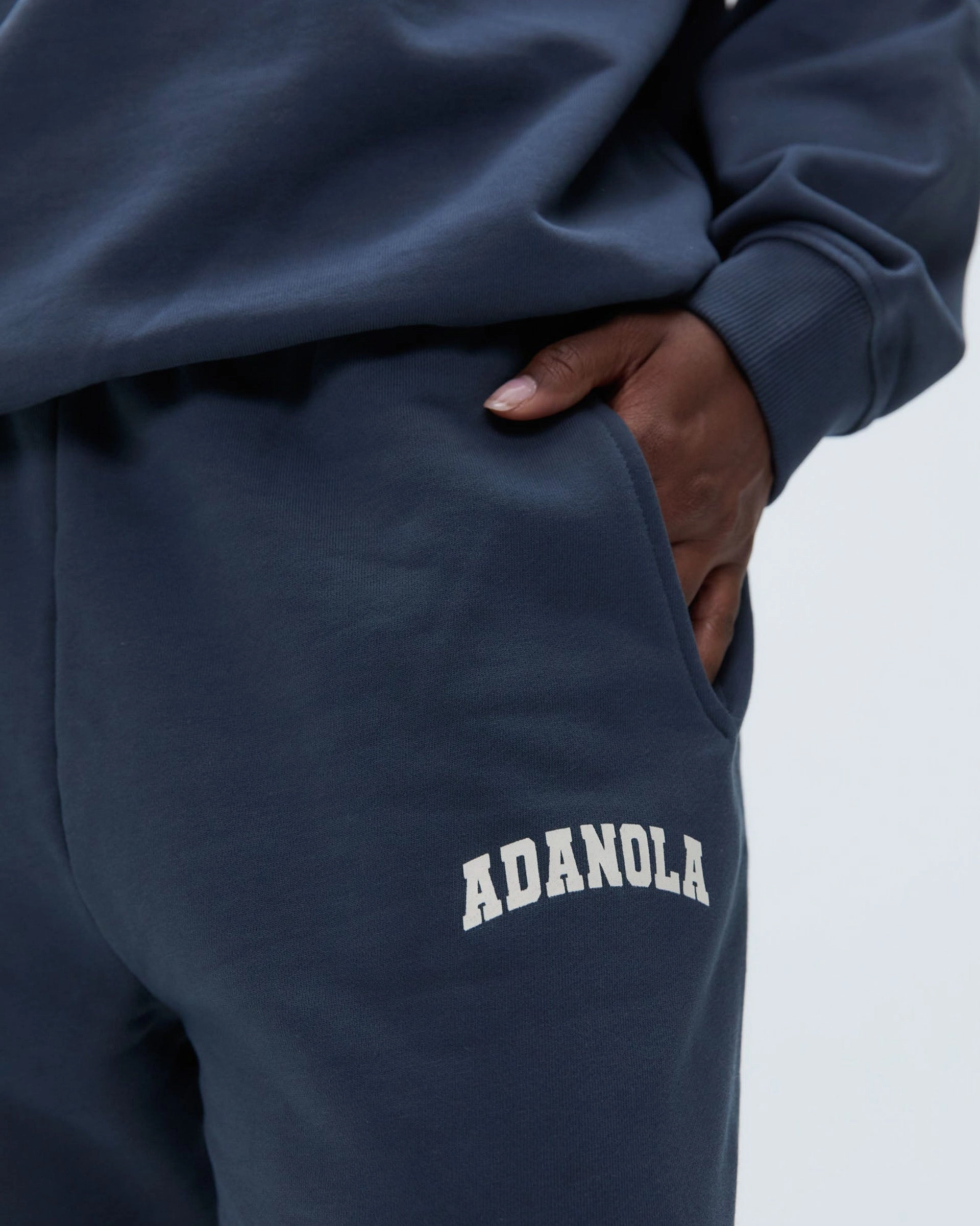 Modern Comfort Varsity Sweatpants - Washed Midnight Blue