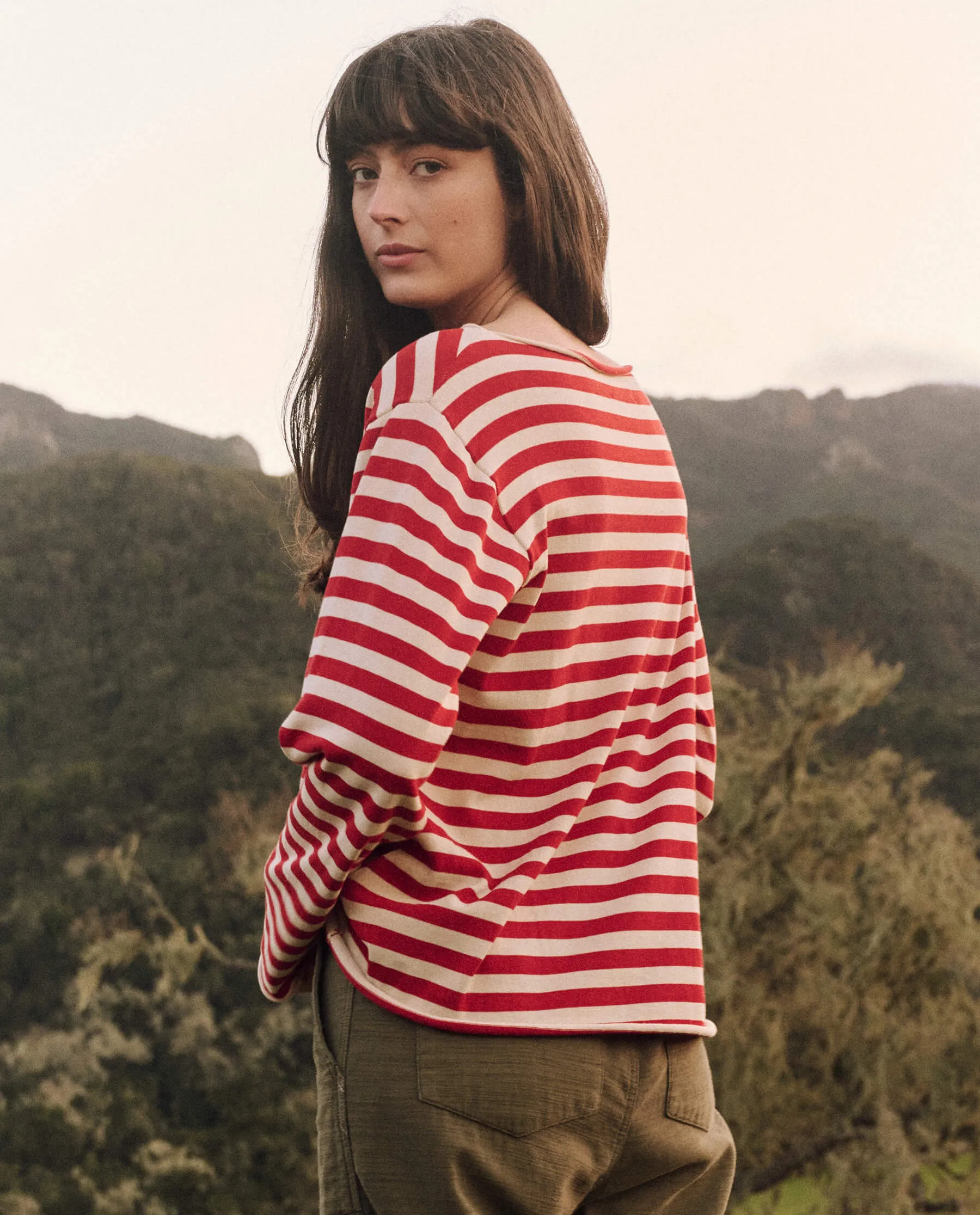 The Sailor Sweater. -- Maple Stripe Ultimate Knitwear