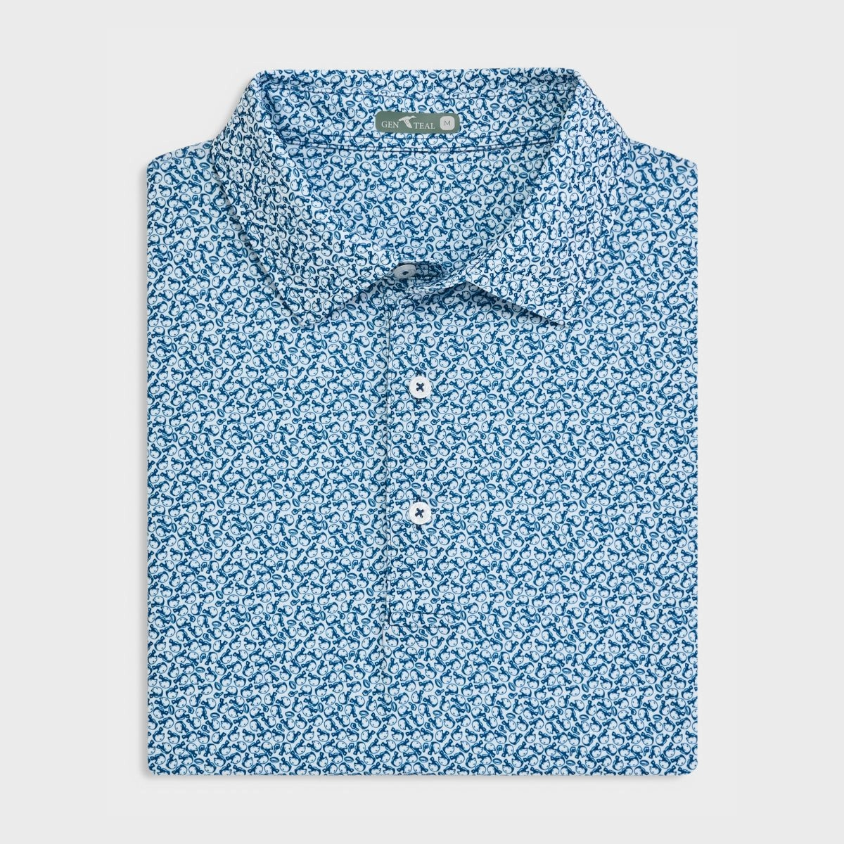 Performance Polo Outdoor Ready Navy Helmet Havoc Printed Performance Polo