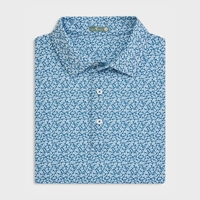 Performance Polo Outdoor Ready Navy Helmet Havoc Printed Performance Polo