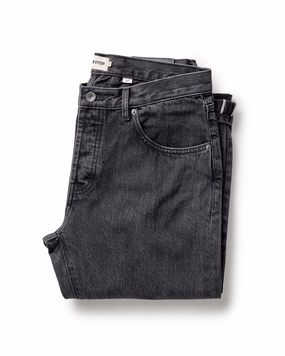 The Slim Jean in Washed Black Organic Slub Selvedge Timeless Match
