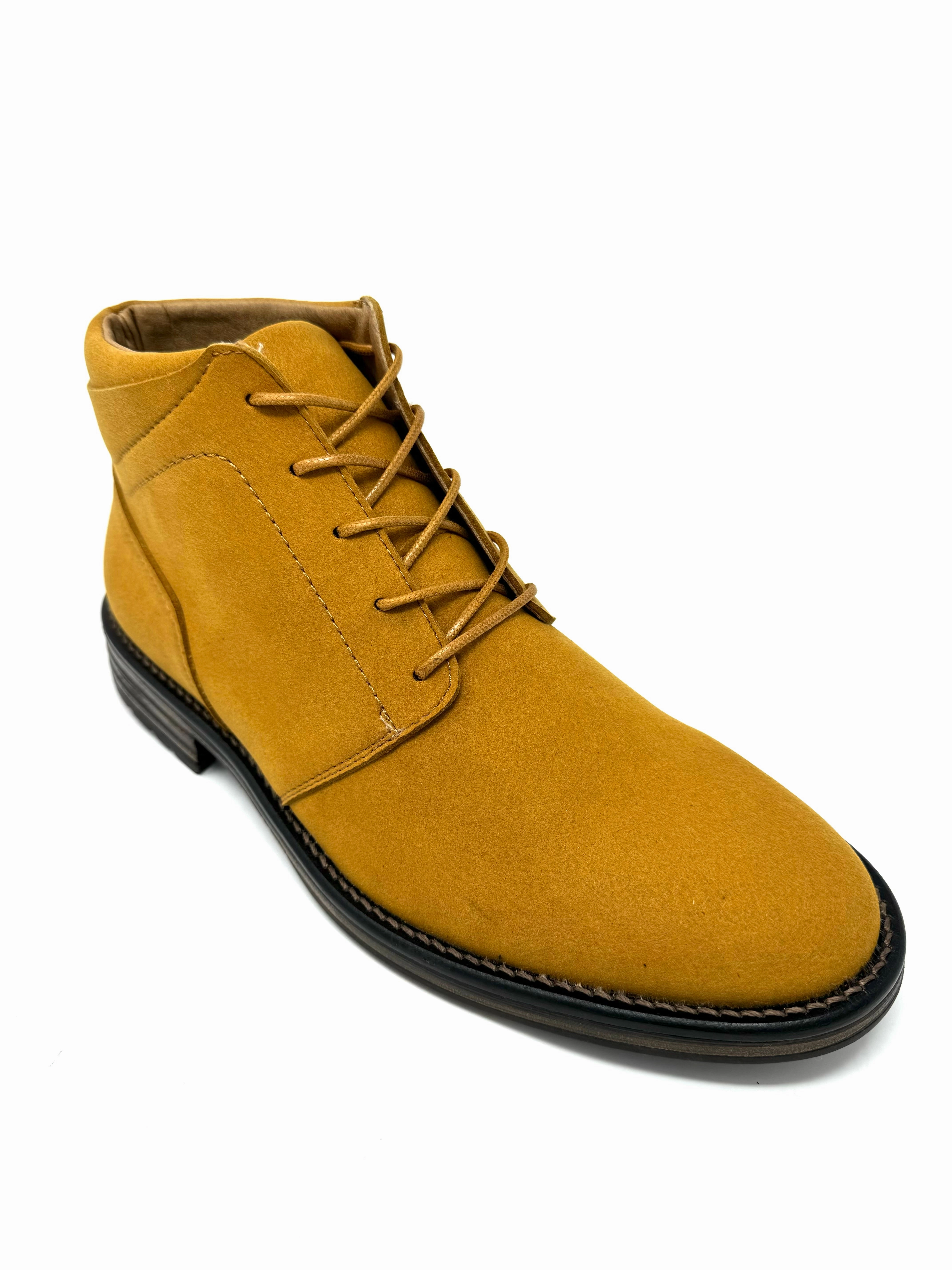 Seamless Comfort River Crossing Subtle Finish Fernando Boot in Tan Suede from Novacas