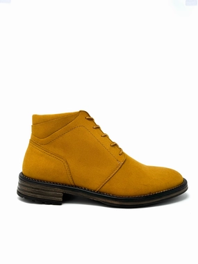 Classic Comfort Padded Interior Rough Terrain Fernando Boot in Tan Suede from Novacas