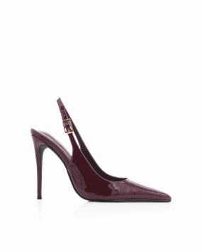 GIOVINA - DARK CHERRY PATENT Ankle Loop