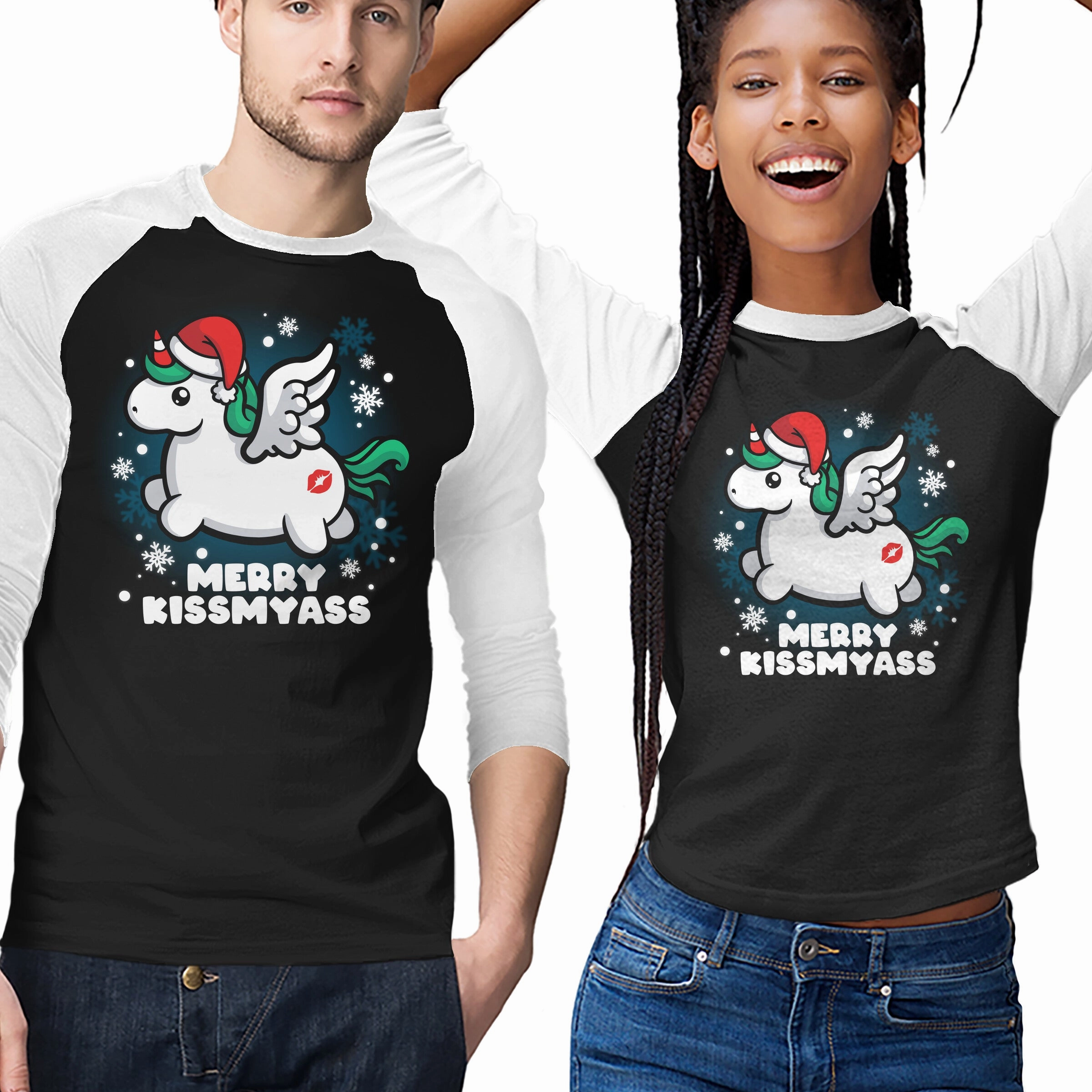 Premium Cotton Blend Merry Kiss My Ass