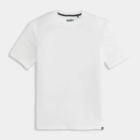 Tagless Collar White Heathered Wander T-Shirt