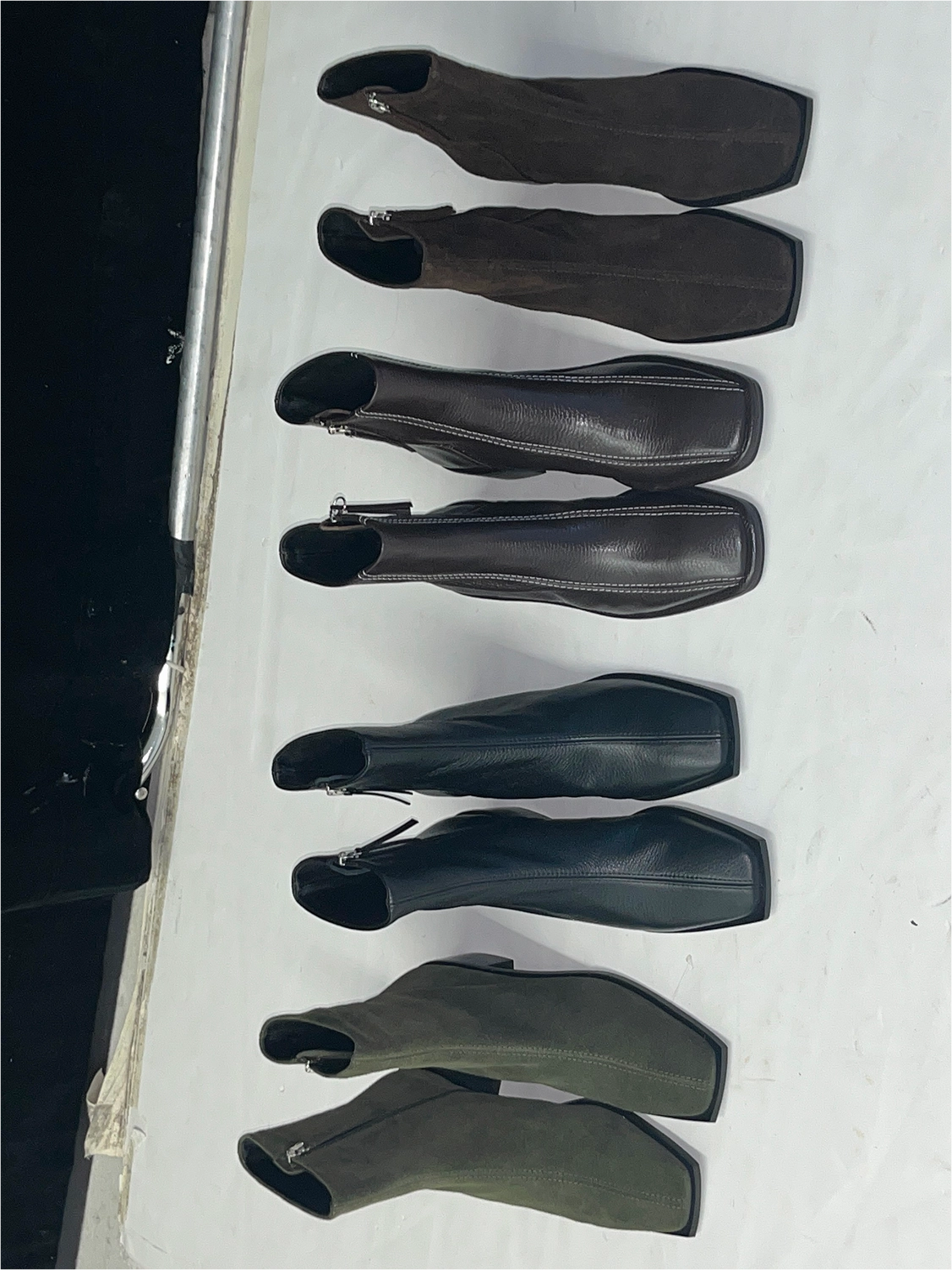 Palma Olive Suede Boot comfortable socks Soft Interior