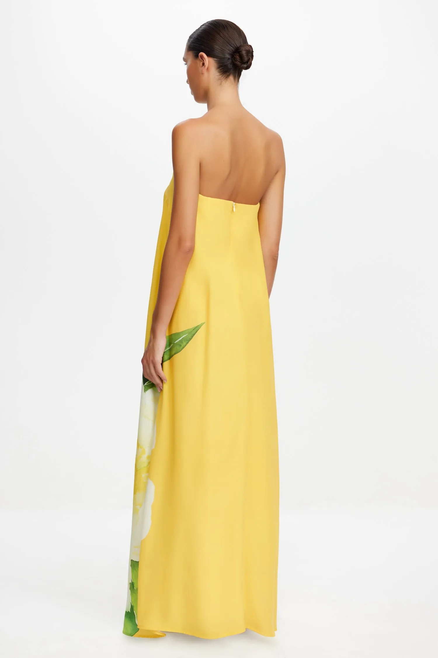 NEWMANNY MAXI DRESS High-Neck Layered Texture