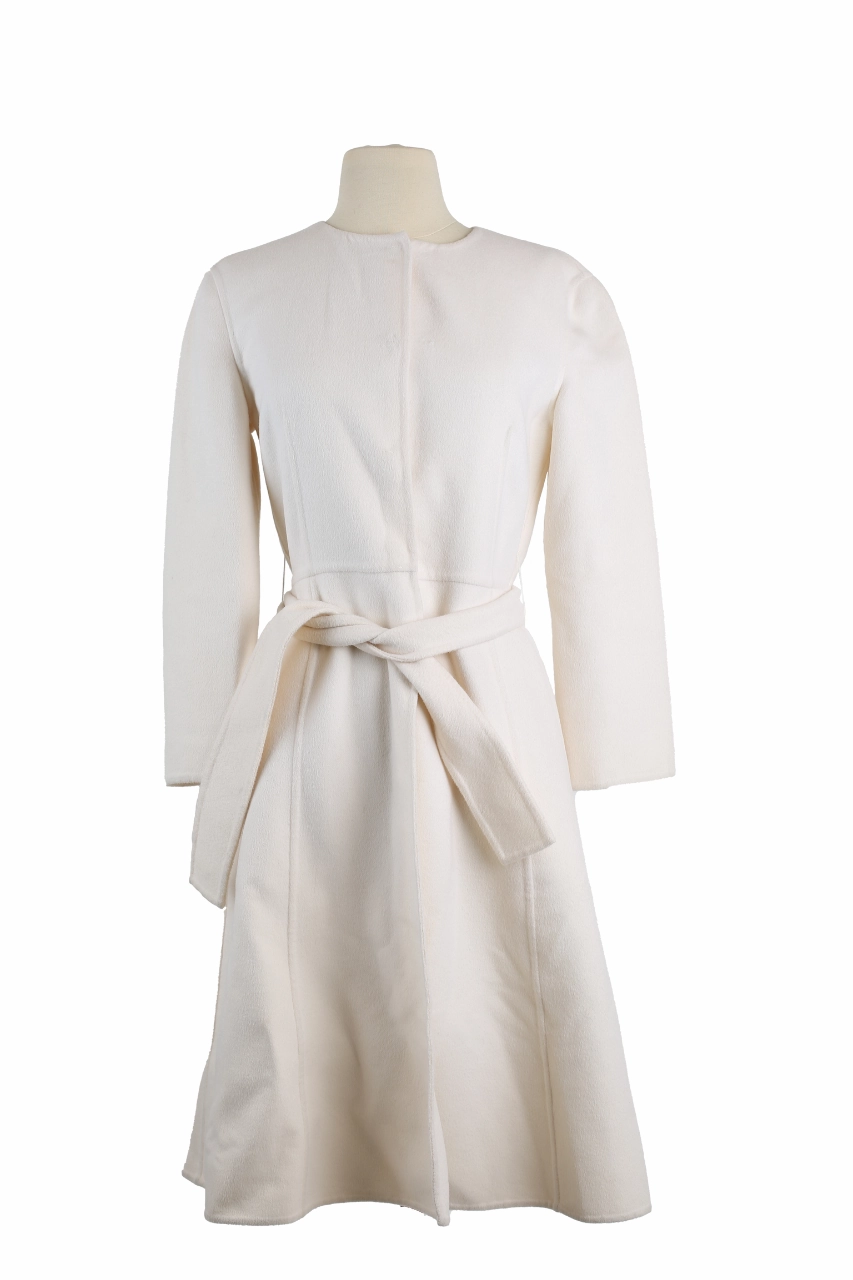 Wool Blend Dress Coat ReversibleStyle Seamless Street Fit