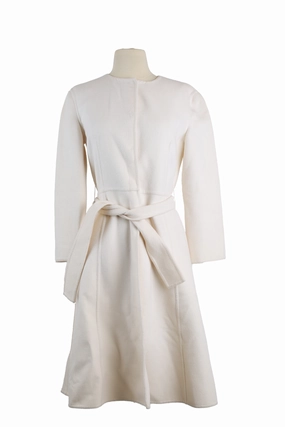 Wool Blend Dress Coat ReversibleStyle Seamless Street Fit