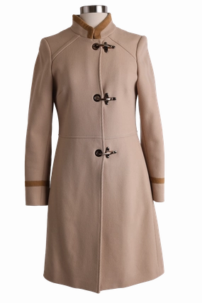 Wool Dress Coat Vegan Fabric