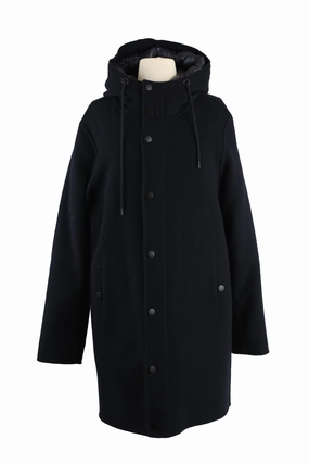 Wool Dress Coat W/ Removable Down Insert Modern Layers