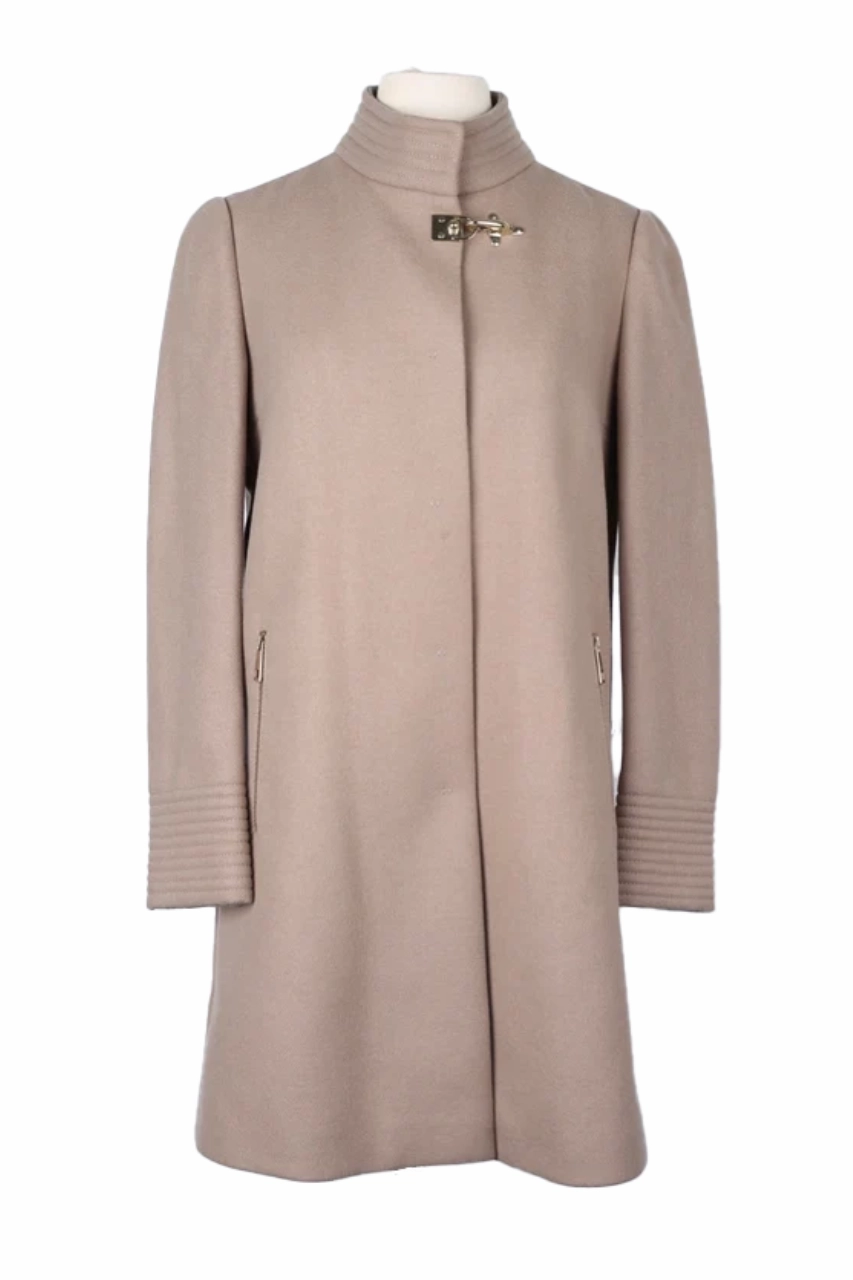 Subtle Layers Survival Use Wool Dress Coat