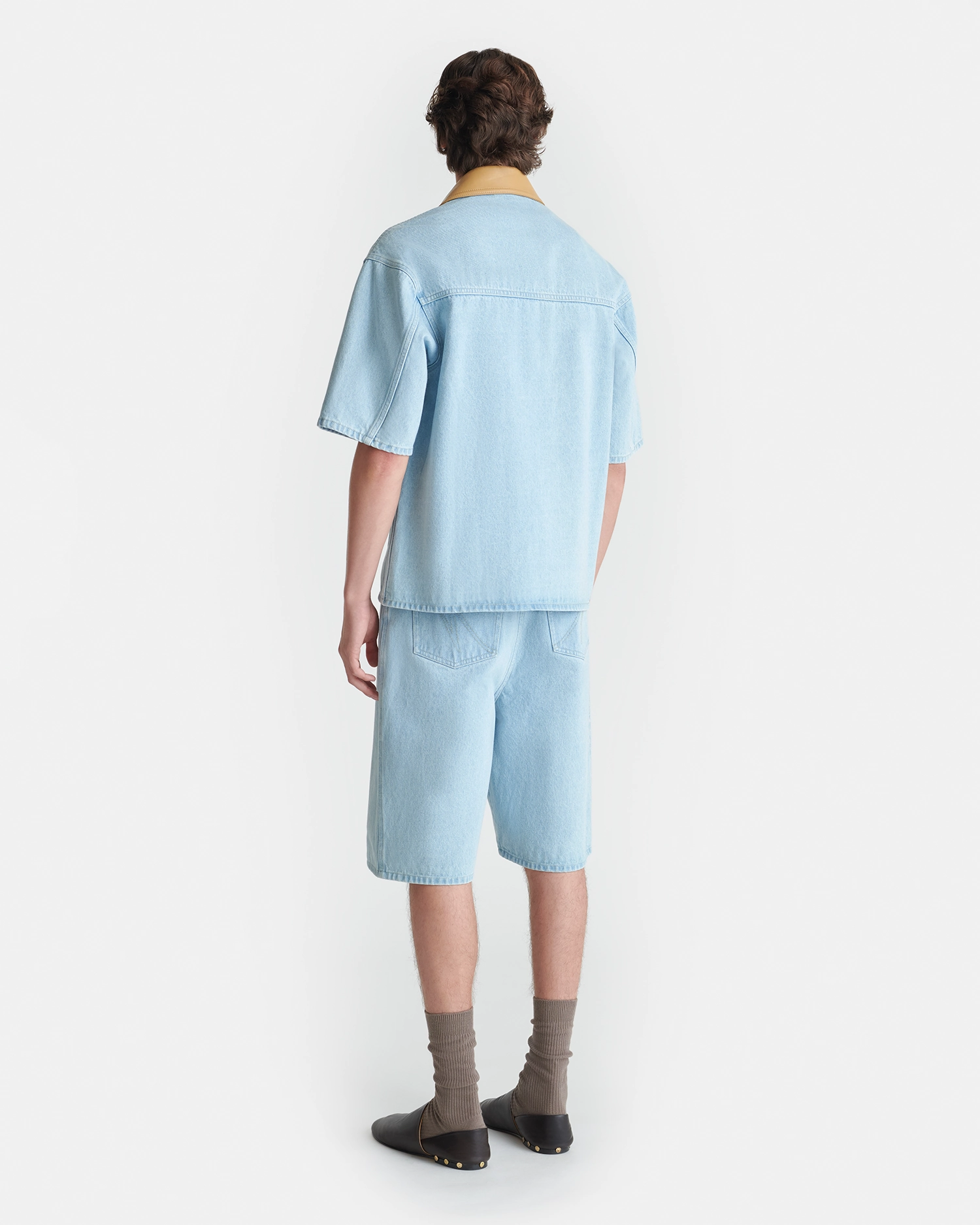 Flexible Wear Jorge - Denim Shirt - Eco Bleach/Hazel