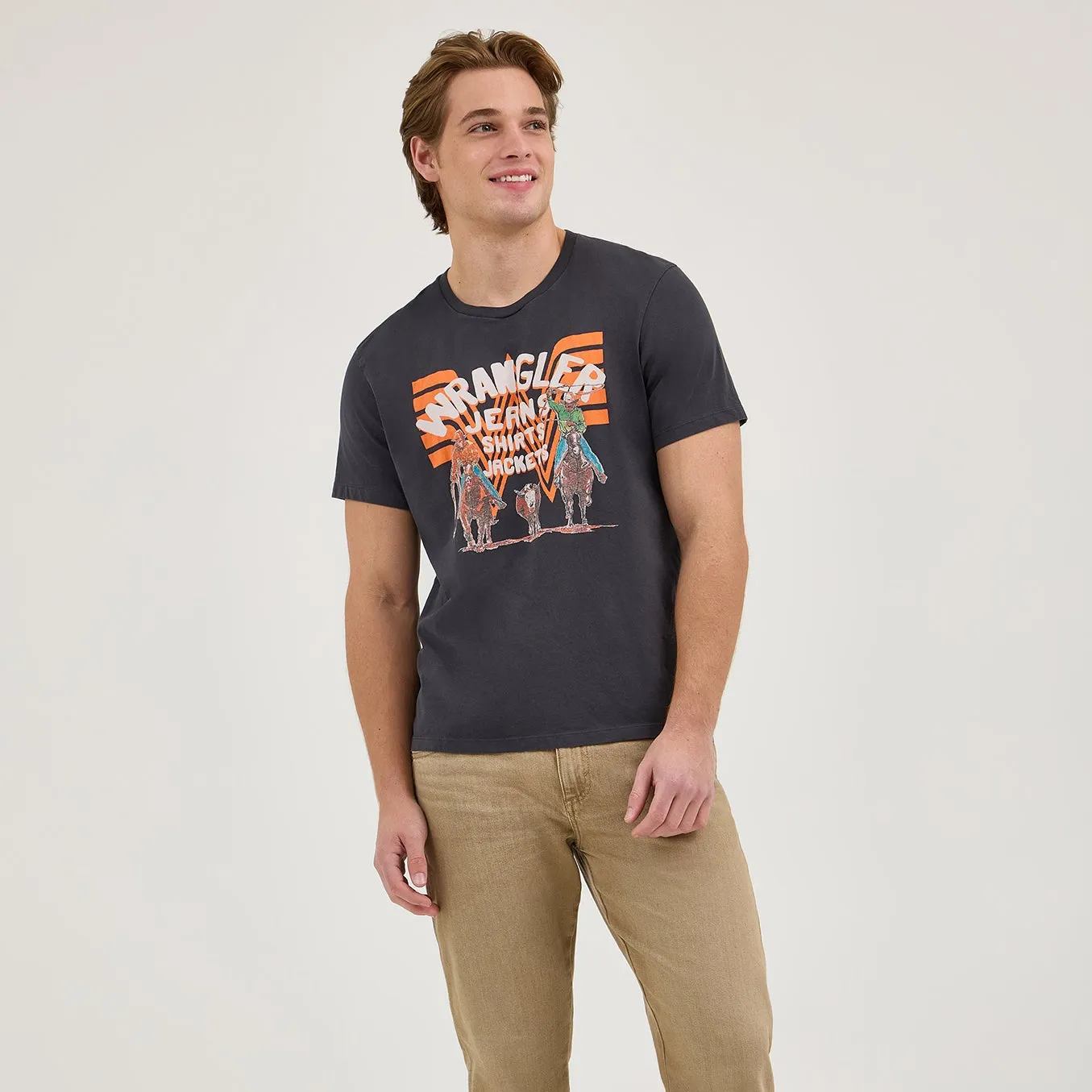 Wrangler? x Whataburger? Black Graphic T-Shirt Ultrasoft Inner Lining