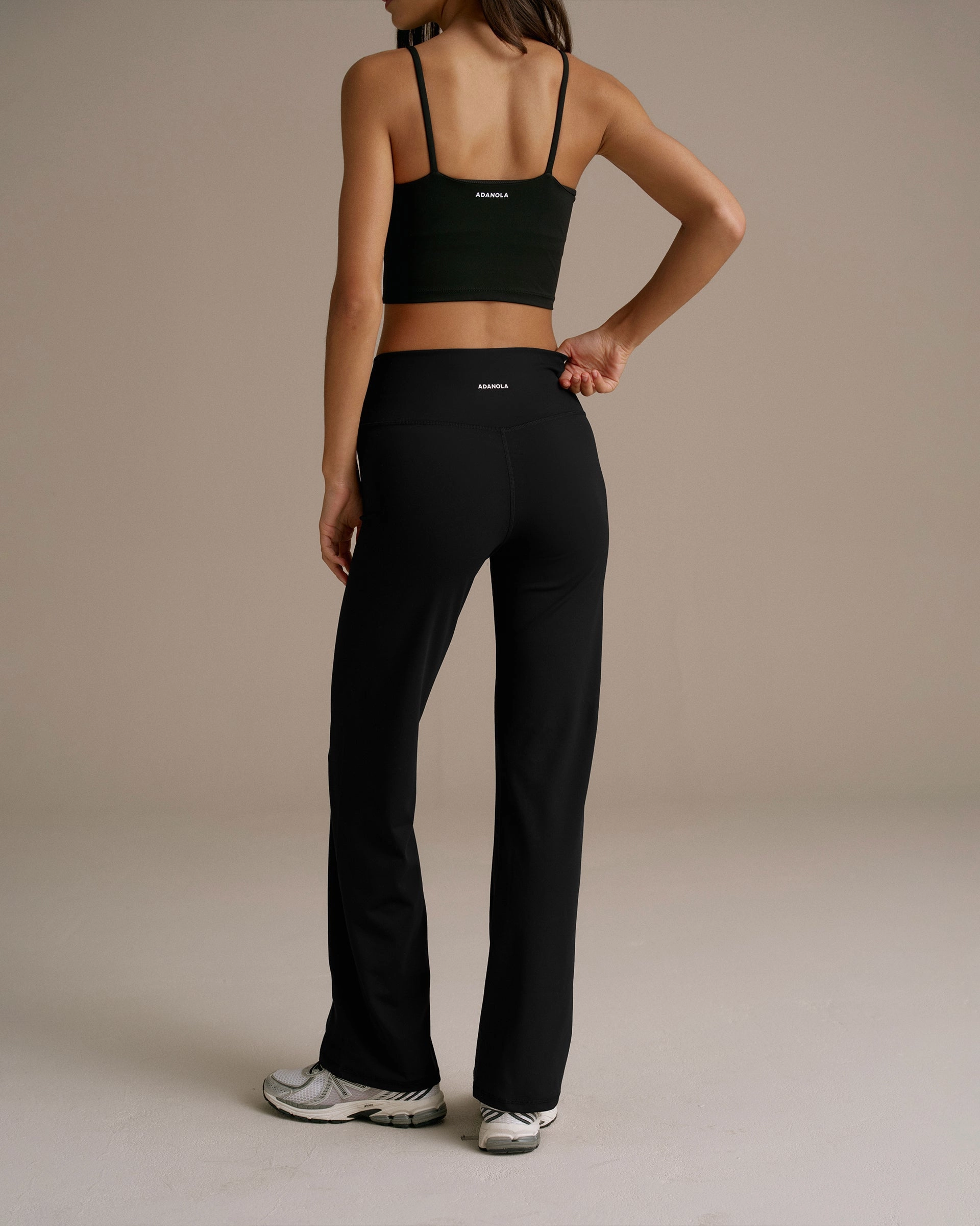 Wrap Over Yoga Pant - Black All terrain