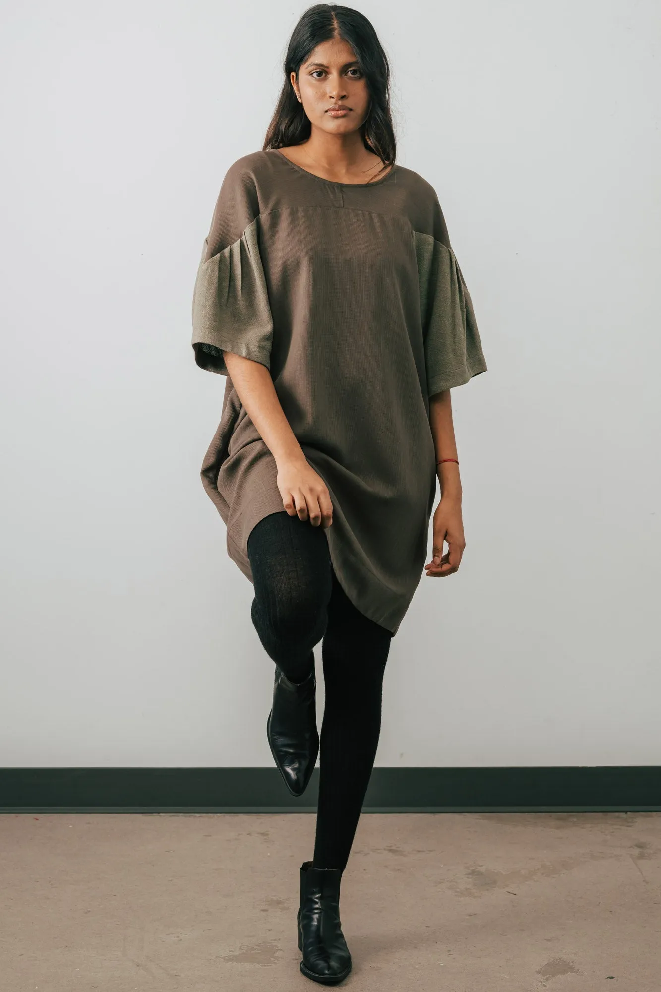 Yara Tunic Dress Casual and Smart Light Aesthetic