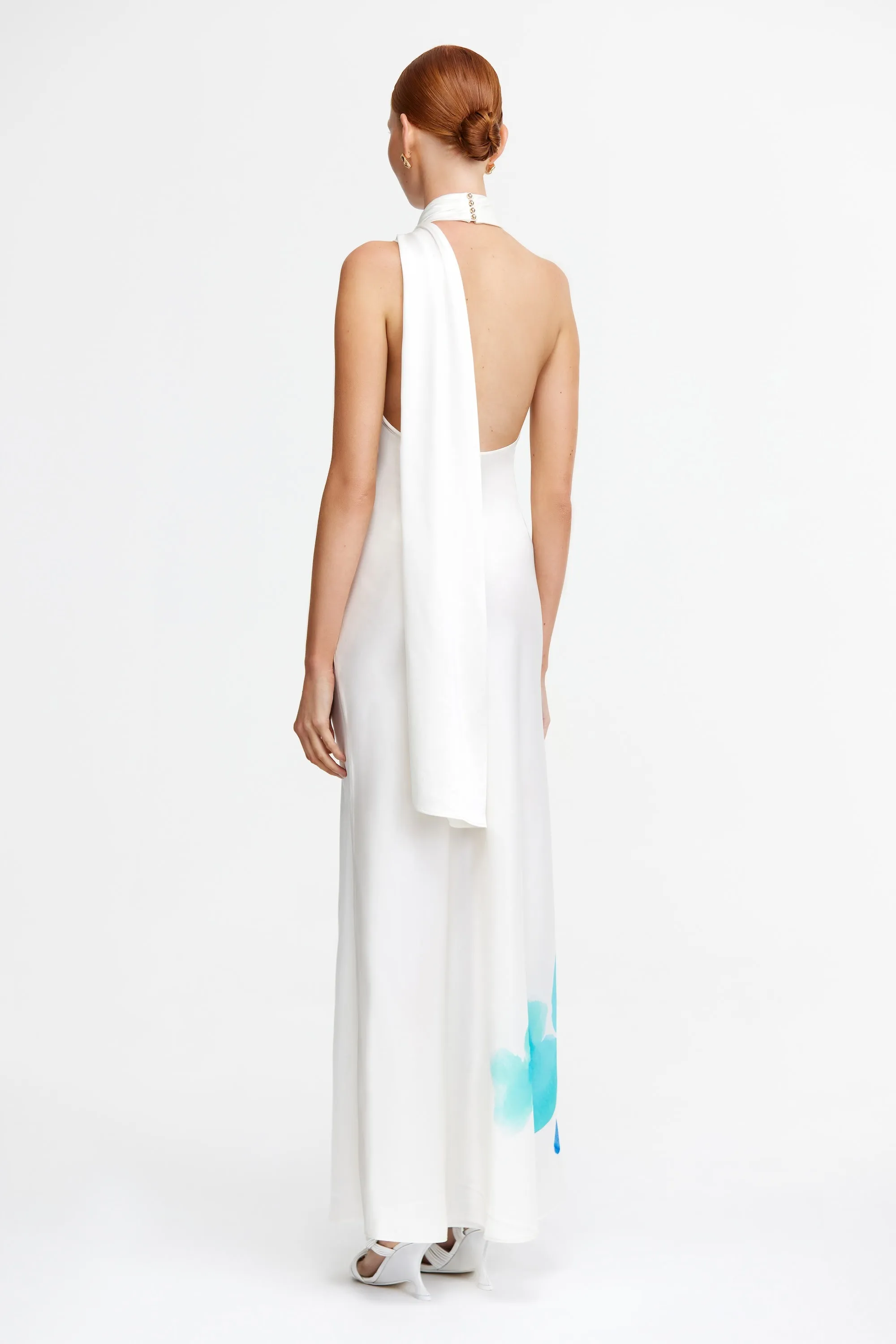 YEWGREEN MAXI DRESS Fitted Base Tailored Cut