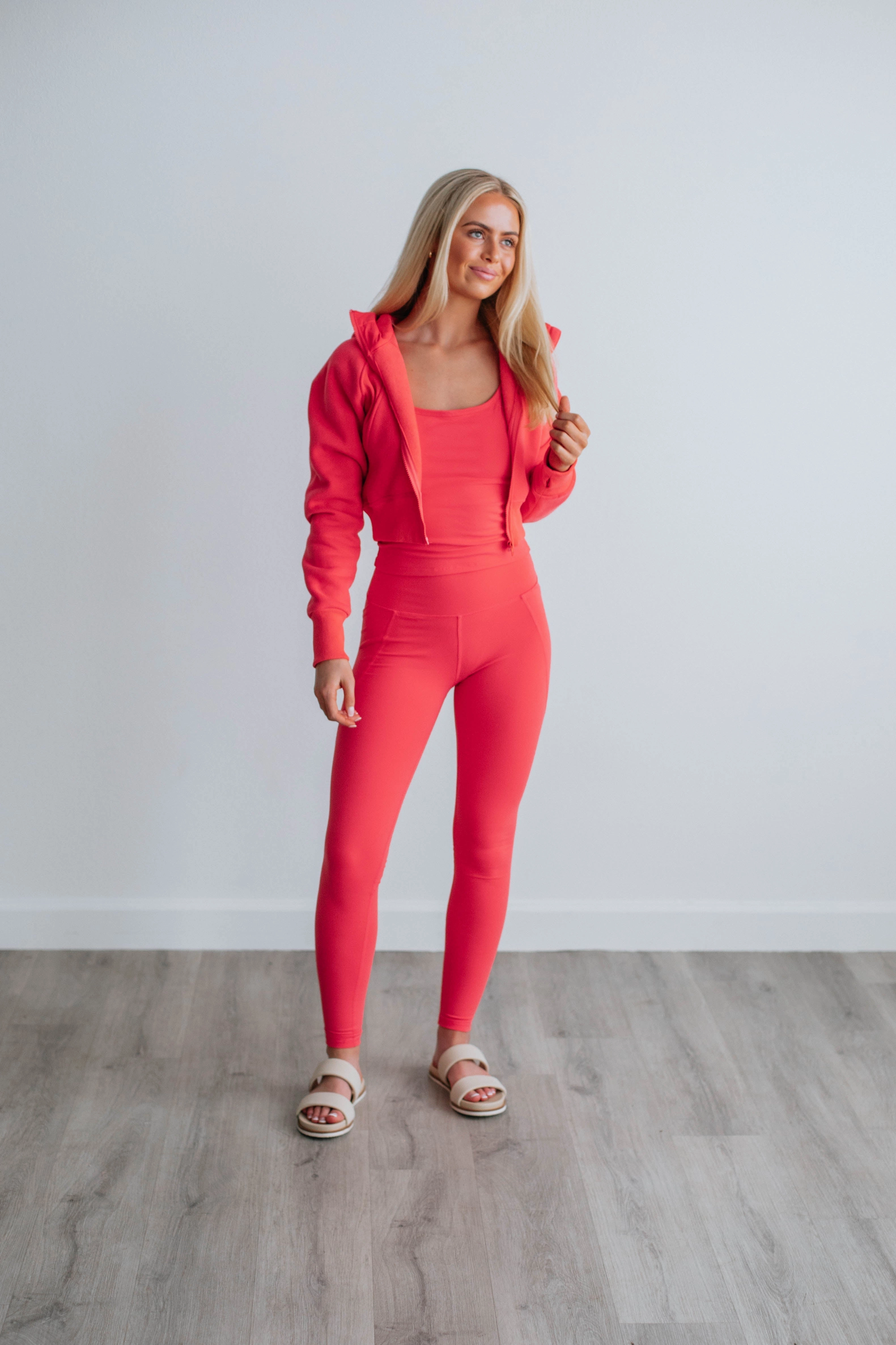 Outdoor Flex Zalen Active Leggings - Hibiscus