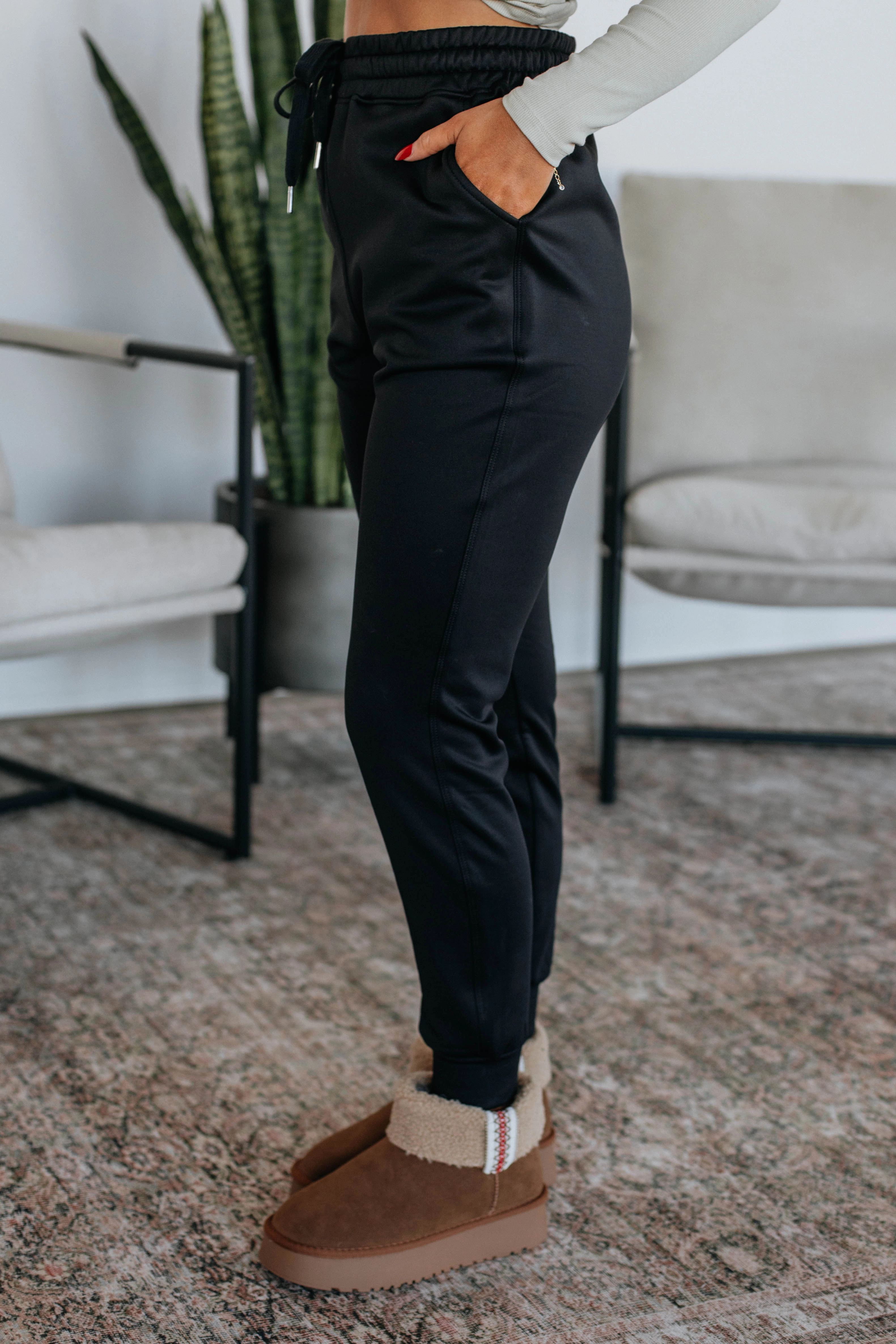 Zealand Lounge Joggers - Black Clean Cut Breathable Comfort Fit