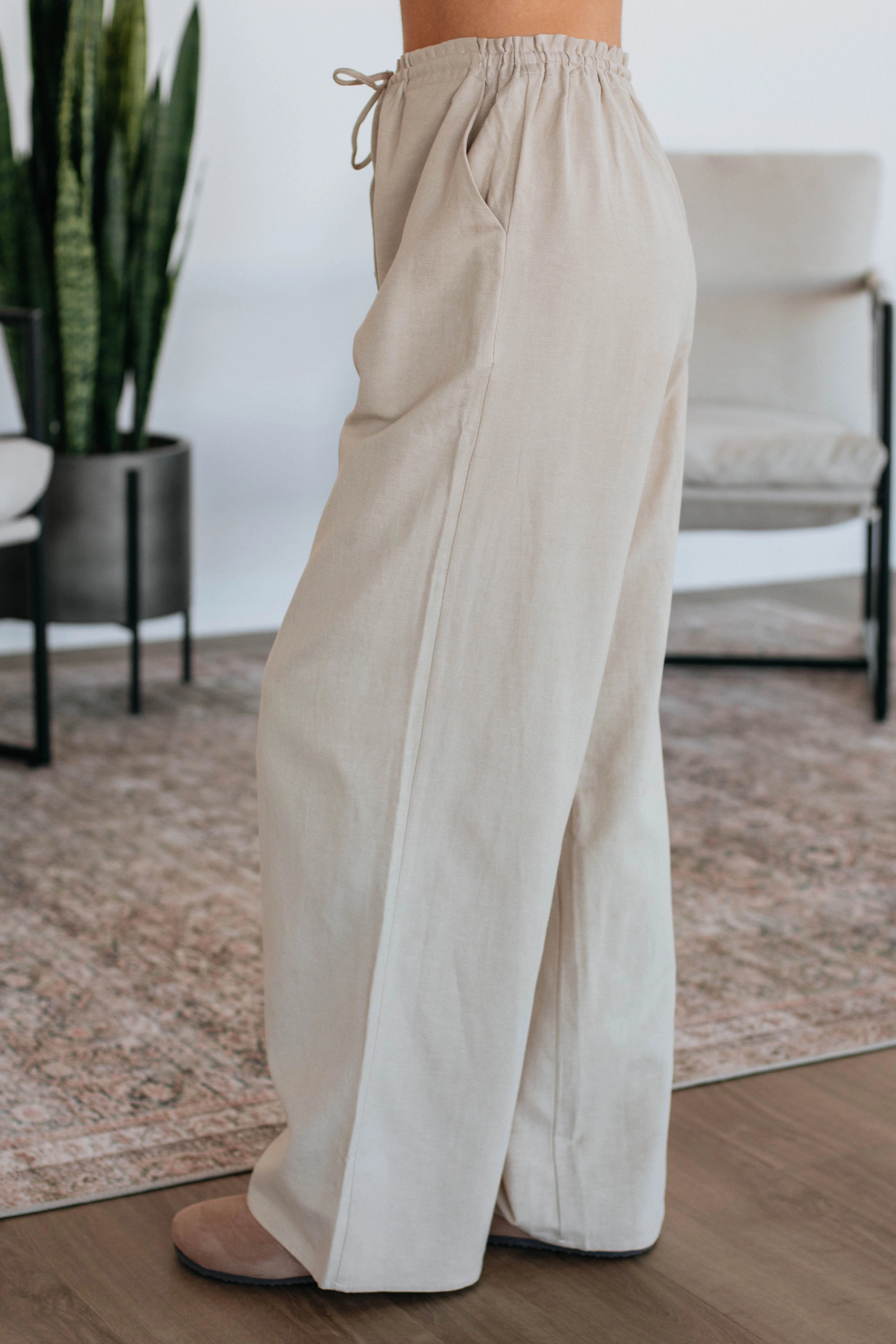 Tuned In Pants - Sand Tear Resistant Fabric Neutral Look
